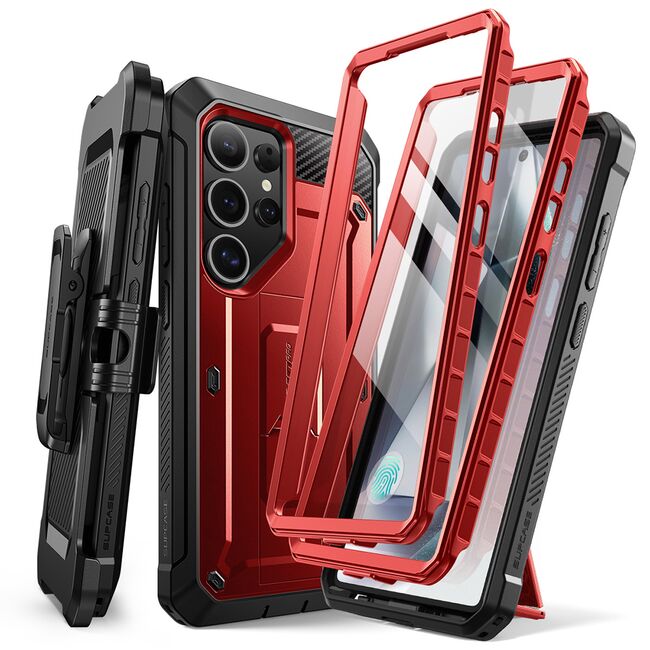 Husa Samsung Galaxy S25 Ultra Supcase Unicorn Beetle Pro, rosu