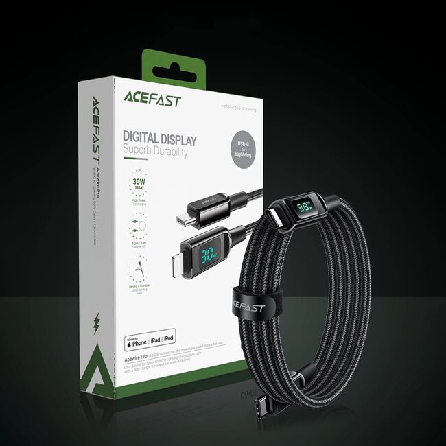 Cablu de date 100W Type-C la Type-C, Acefast C6-03, 2m