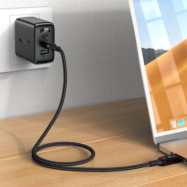 Cablu de date Type-C la Type-C, Acefast C7-03, 100W, 1.2m