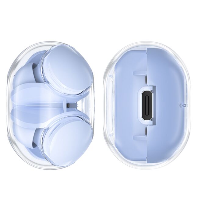 Casti True Wireless Type-C, IPX4, Acefast T6, 500mAh, albastru