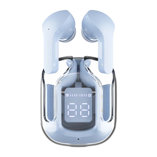 Casti True Wireless Type-C, IPX4, Acefast T6, 500mAh, albastru