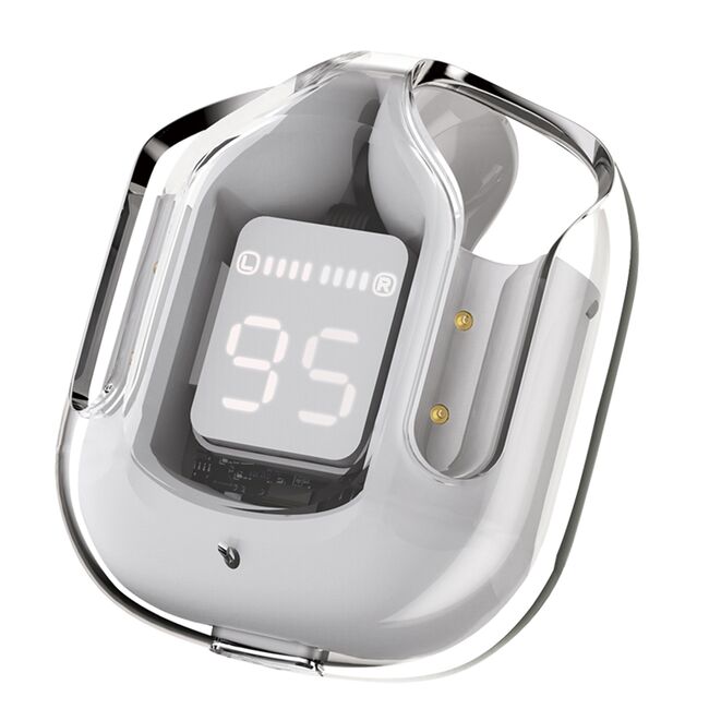 Casti True Wireless Type-C, IPX4, Acefast T6, 500mAh, gri