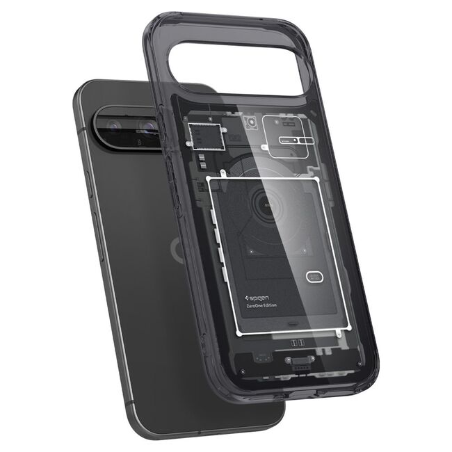 Husa premium pentru  Google Pixel 9 / 9 Pro Spigen - Ultra Hybrid Zero One - Negru