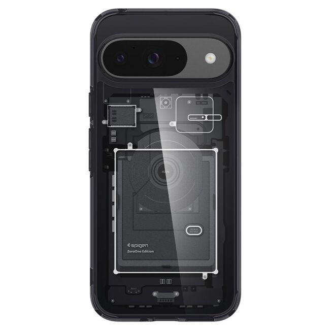Husa premium pentru  Google Pixel 9 / 9 Pro Spigen - Ultra Hybrid Zero One - Negru