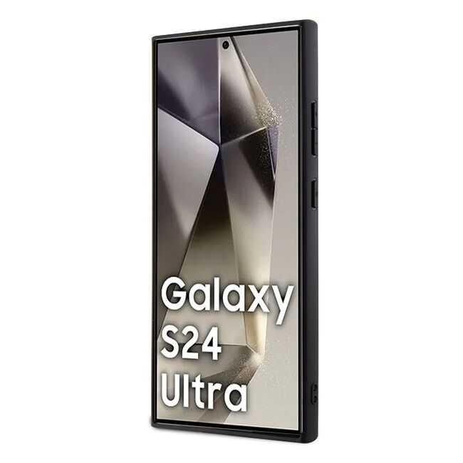 Husa premium pentru  Samsung Galaxy S24 Ultra compatibila MagSafe BMW Signature - Negru