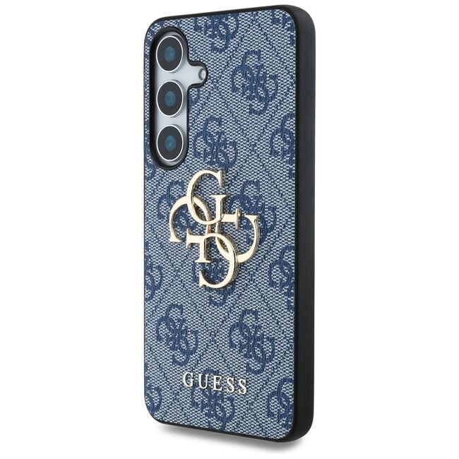 Husa premium pentru  Samsung Galaxy S25 Guess Elegance Series - Albastru