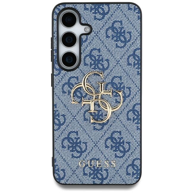 Husa premium pentru  Samsung Galaxy S25 Guess Elegance Series - Albastru