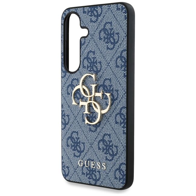 Husa premium pentru  Samsung Galaxy S25 Guess Elegance Series - Albastru