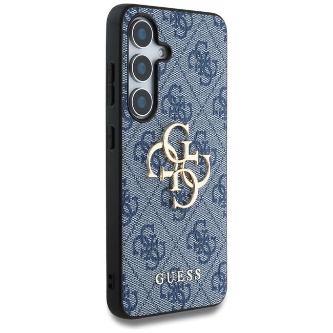 Husa premium pentru  Samsung Galaxy S25 Guess Elegance Series - Albastru