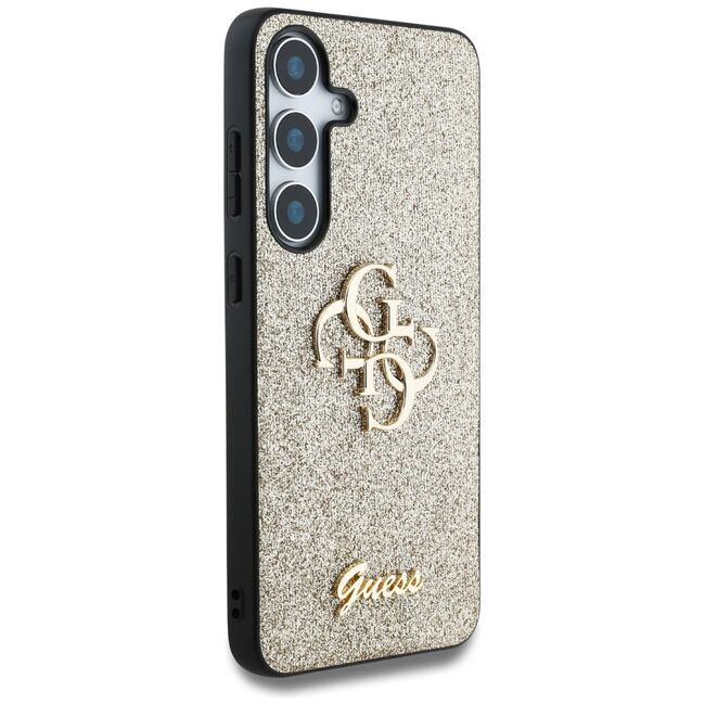 Husa premium pentru  Samsung Galaxy S25 Guess Elegance Series - Auriu