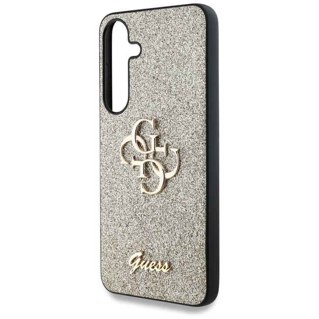 Husa premium pentru  Samsung Galaxy S25 Guess Elegance Series - Auriu