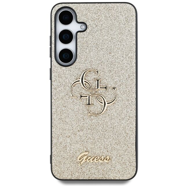 Husa premium pentru  Samsung Galaxy S25 Guess Elegance Series - Auriu