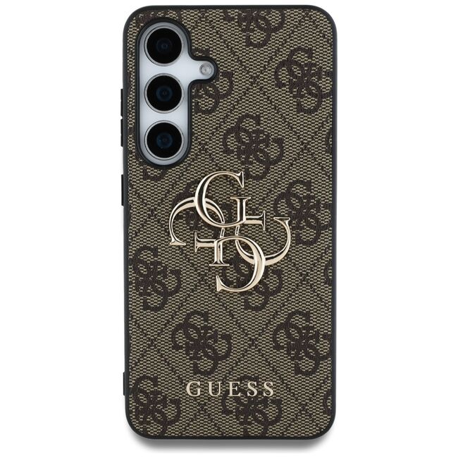 Husa premium pentru  Samsung Galaxy S25 Guess Elegance Series - Maro inchis