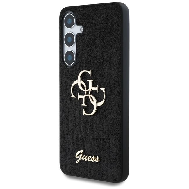 Husa premium pentru  Samsung Galaxy S25 Guess Elegance Series - Negru denim