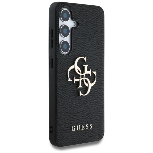 Husa premium pentru  Samsung Galaxy S25 Guess Elegance Series - Negru