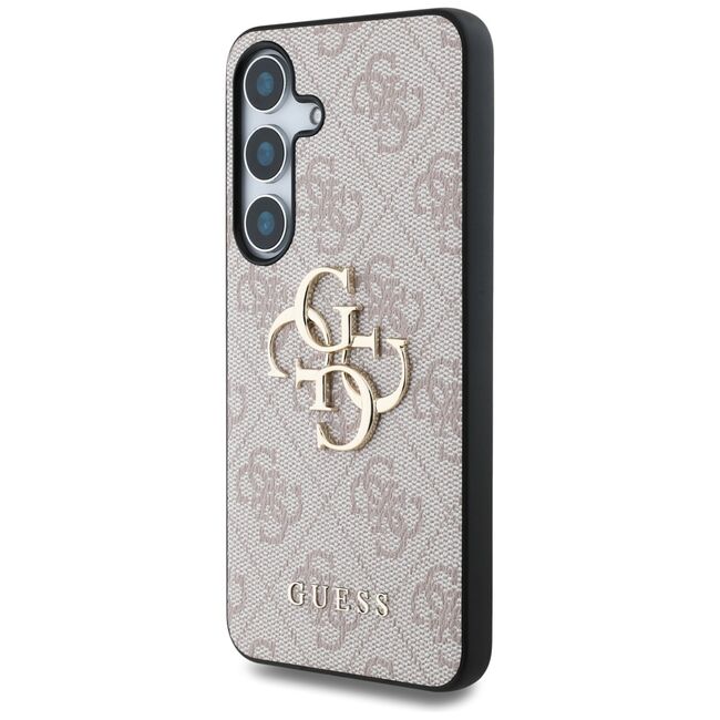 Husa premium pentru  Samsung Galaxy S25 Guess Elegance Series - Roz inchis
