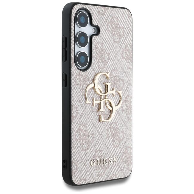 Husa premium pentru  Samsung Galaxy S25 Guess Elegance Series - Roz inchis