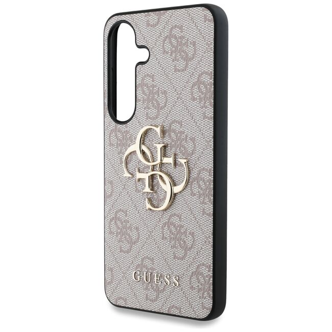 Husa premium pentru  Samsung Galaxy S25 Guess Elegance Series - Roz inchis