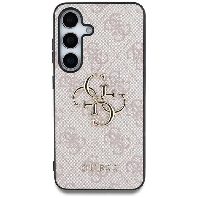 Husa premium pentru  Samsung Galaxy S25 Guess Elegance Series - Roz inchis