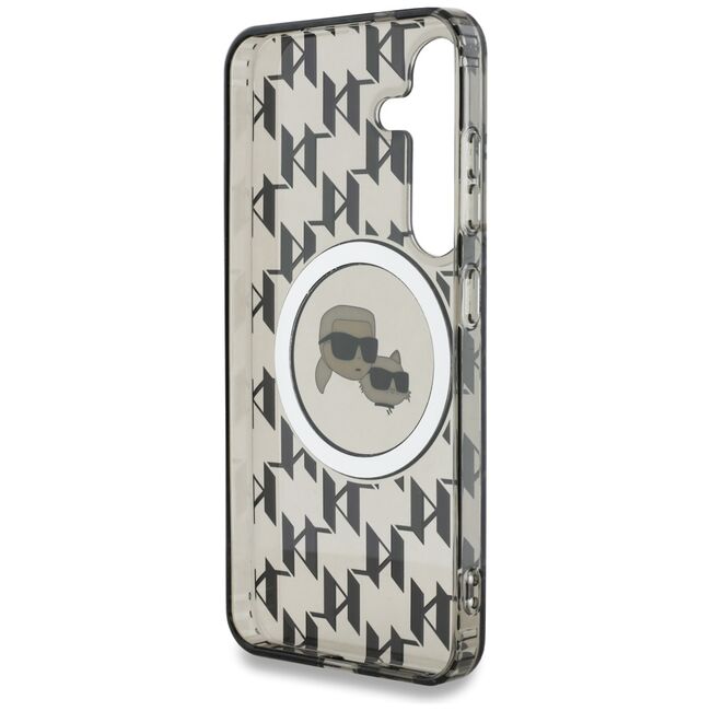 Husa premium pentru  Samsung Galaxy S25 Karl Lagerfeld compatibila Magsafe - Gri