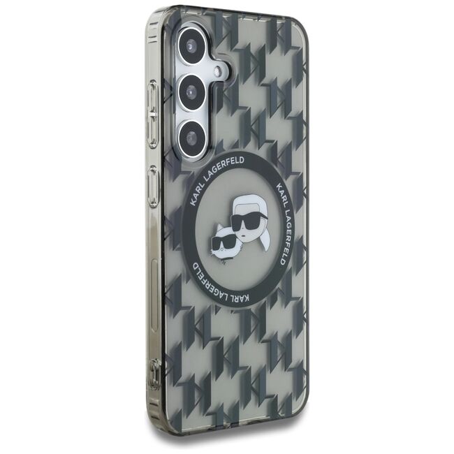 Husa premium pentru  Samsung Galaxy S25 Karl Lagerfeld compatibila Magsafe - Gri
