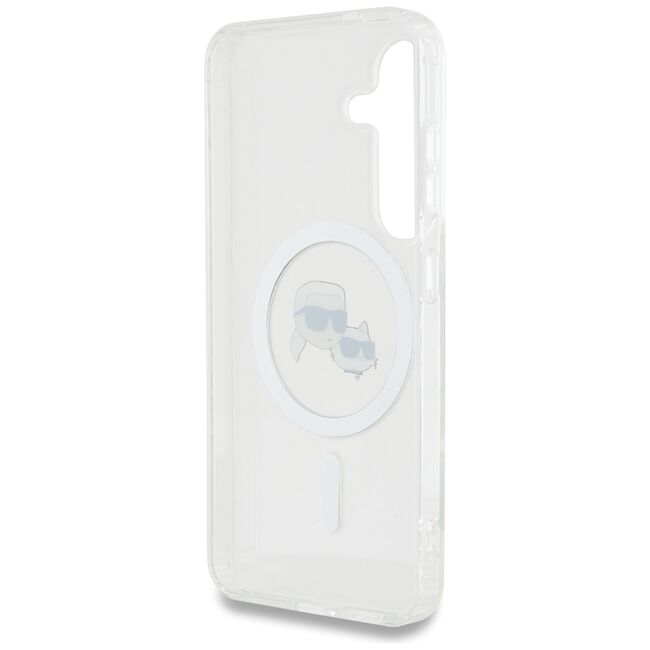Husa premium pentru  Samsung Galaxy S25 Karl Lagerfeld compatibila Magsafe - Transparent netru