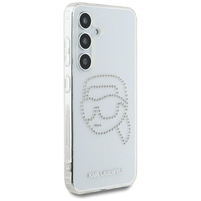 Husa premium pentru  Samsung Galaxy S25 Karl Lagerfeld superior quality - Alb