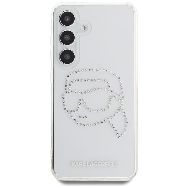 Husa premium pentru  Samsung Galaxy S25 Karl Lagerfeld superior quality - Alb