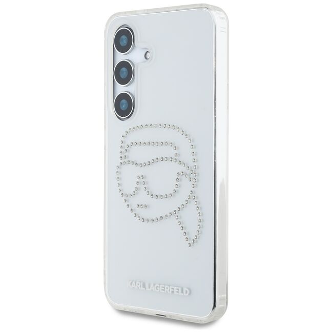 Husa premium pentru  Samsung Galaxy S25 Karl Lagerfeld superior quality - Alb