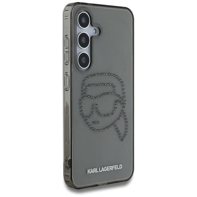 Husa premium pentru  Samsung Galaxy S25 Karl Lagerfeld superior quality - Gri inchis