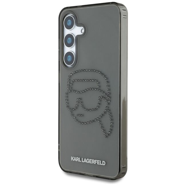Husa premium pentru  Samsung Galaxy S25 Karl Lagerfeld superior quality - Gri inchis