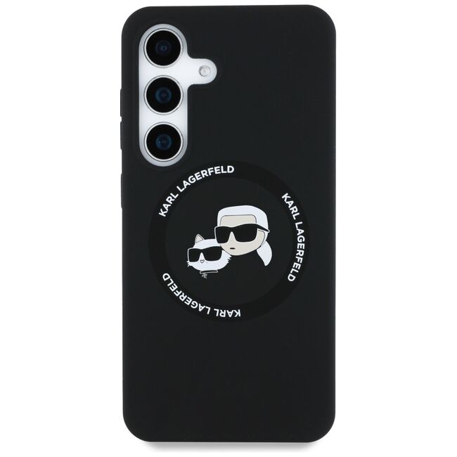 Husa premium pentru  Samsung Galaxy S25 Karl Lagerfeld superior quality - Negru denim