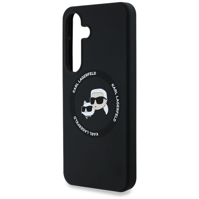 Husa premium pentru  Samsung Galaxy S25 Karl Lagerfeld superior quality - Negru denim