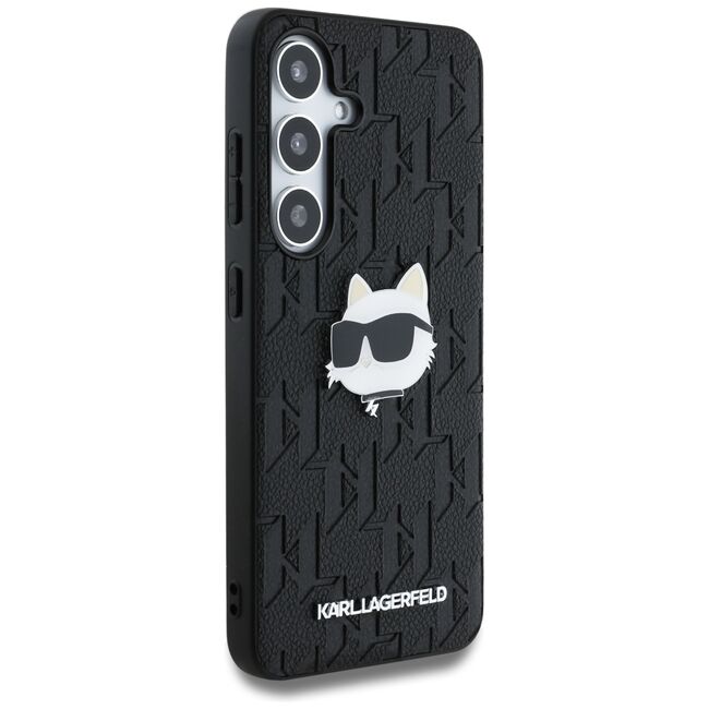 Husa premium pentru  Samsung Galaxy S25 Karl Lagerfeld superior quality - Negru electric