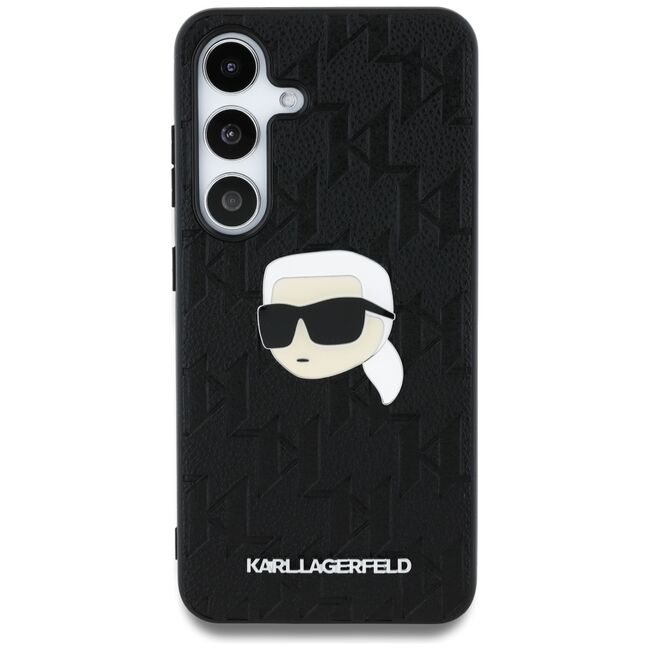 Husa premium pentru  Samsung Galaxy S25 Karl Lagerfeld superior quality - Negru print