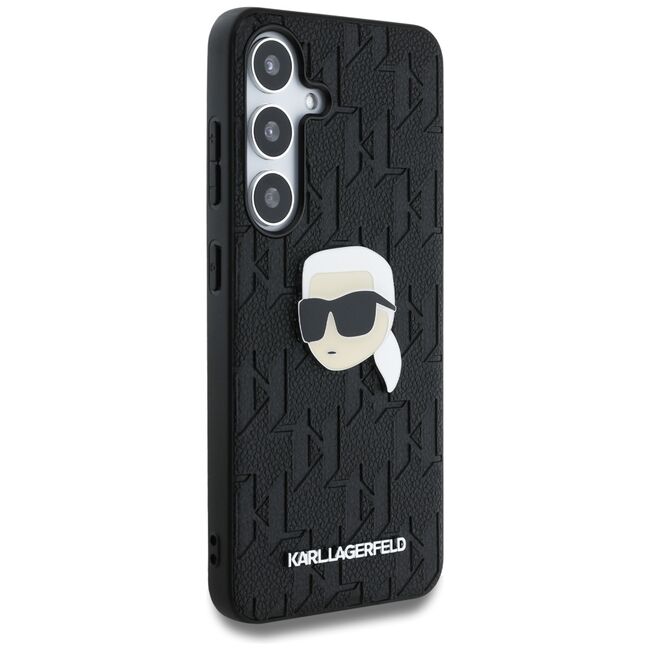 Husa premium pentru  Samsung Galaxy S25 Karl Lagerfeld superior quality - Negru print