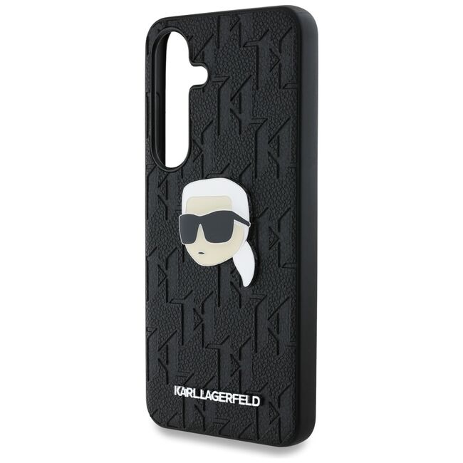 Husa premium pentru  Samsung Galaxy S25 Karl Lagerfeld superior quality - Negru print