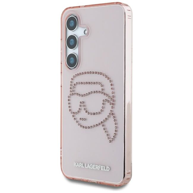 Husa premium pentru  Samsung Galaxy S25 Karl Lagerfeld superior quality - Roz pal