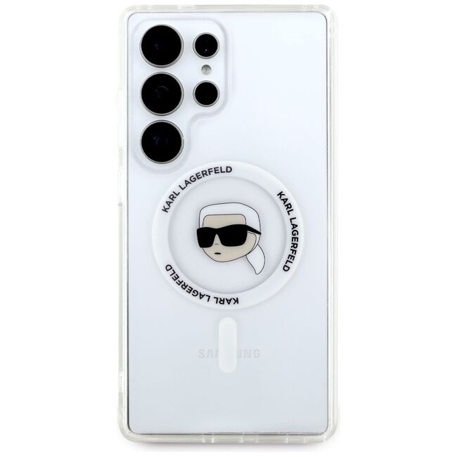Husa premium pentru  Samsung Galaxy S25 Ultra Karl Lagerfeld compatibila Magsafe - Clear