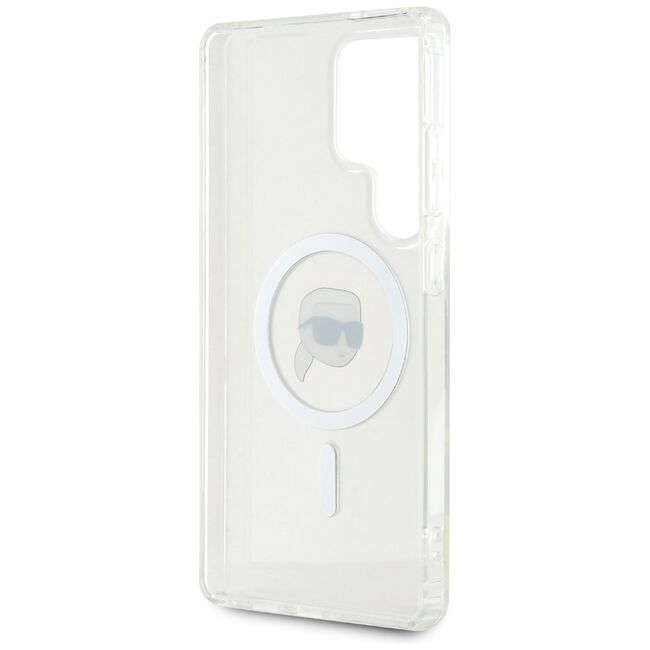 Husa premium pentru  Samsung Galaxy S25 Ultra Karl Lagerfeld compatibila Magsafe - Clear