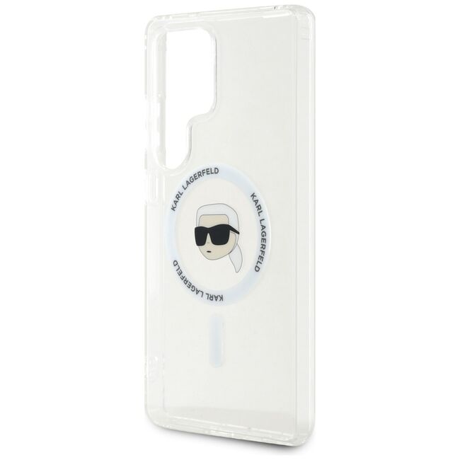 Husa premium pentru  Samsung Galaxy S25 Ultra Karl Lagerfeld compatibila Magsafe - Clear