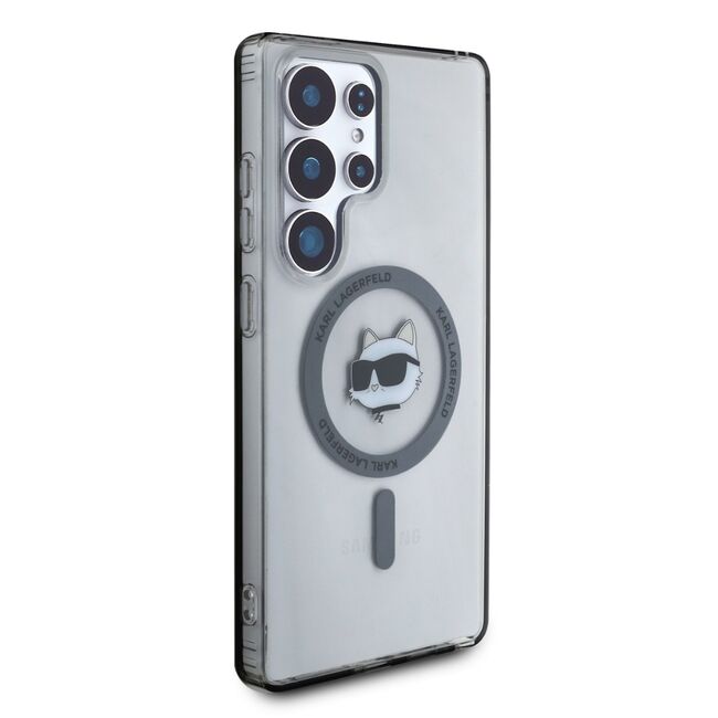 Husa premium pentru  Samsung Galaxy S25 Ultra Karl Lagerfeld compatibila Magsafe - Gri mat