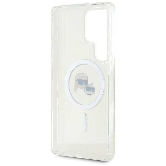 Husa premium pentru  Samsung Galaxy S25 Ultra Karl Lagerfeld compatibila Magsafe - Transparent