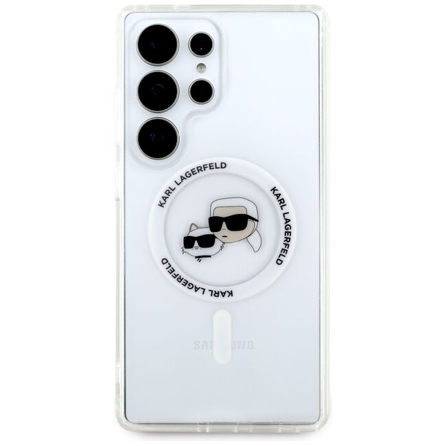 Husa premium pentru  Samsung Galaxy S25 Ultra Karl Lagerfeld compatibila Magsafe - Transparent