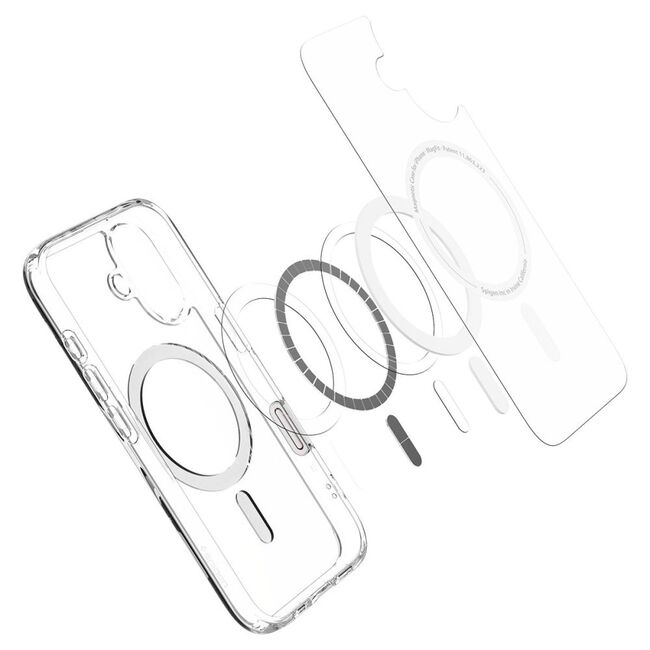 Husa premium pentru  iPhone 16 Spigen - Ultra Hybrid T MagSafe - Clear