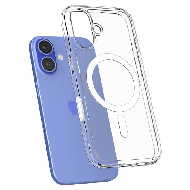Husa premium pentru  iPhone 16 Spigen - Ultra Hybrid T MagSafe - Clear