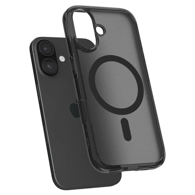Husa premium pentru  iPhone 16 Spigen - Ultra Hybrid T MagSafe - Negru mat