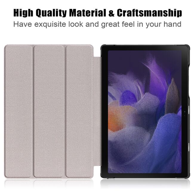 Husa Samsung Galaxy Tab A8 10.5 2021 X200, X205, ProCase UltraSlim de tip stand, negru