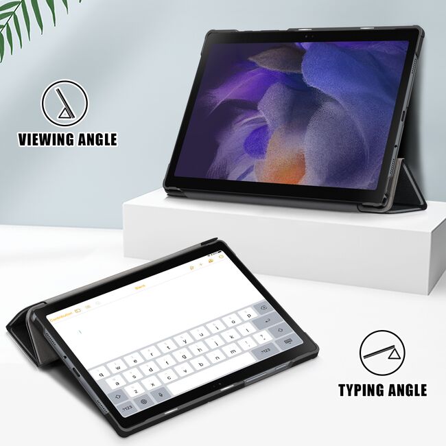 Husa Samsung Galaxy Tab A8 10.5 2021 X200, X205, ProCase UltraSlim de tip stand, negru