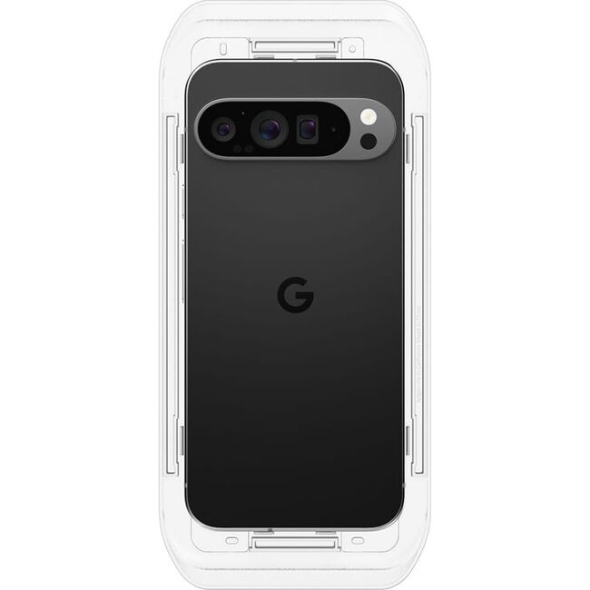 Set 2 x Folie din sticla pentru  Google Pixel 9 Pro XL cu aplicator Spigen - Glas.tR EZ-FIT HD - clear